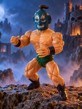 Wrestling Champs Mr. Unknown Wrestler 5" KO Bootleg Action Figure EToys 1992